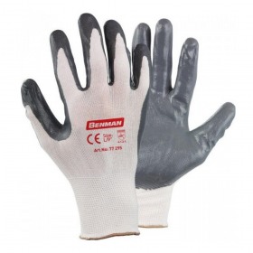 Benman γάντια νιτριλίου με νάιλον πλέξη 3 μεγέθη (380)