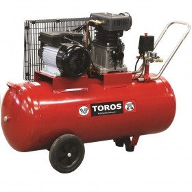 Αεροσυμπιεστής TOROS 100 lt 2 hp (114)