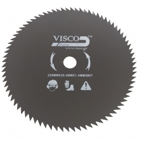 Δίσκος θαμνοκοπτικού με 80 δόντια Visco 255x25.4x1.6mm (2099)